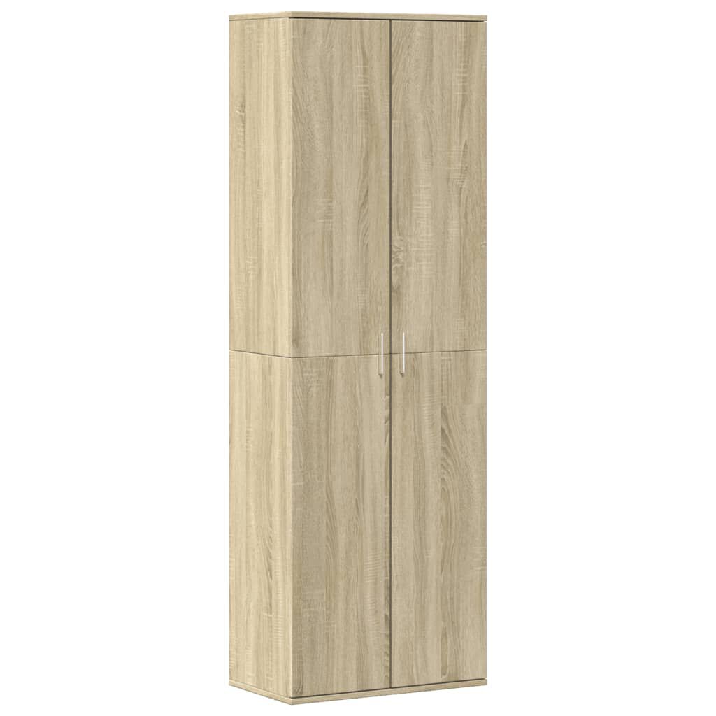 vidaXL Ντουλάπα Sonoma δρυς 60 x 35 x 180 εκ. από Επεξ. Ξύλο