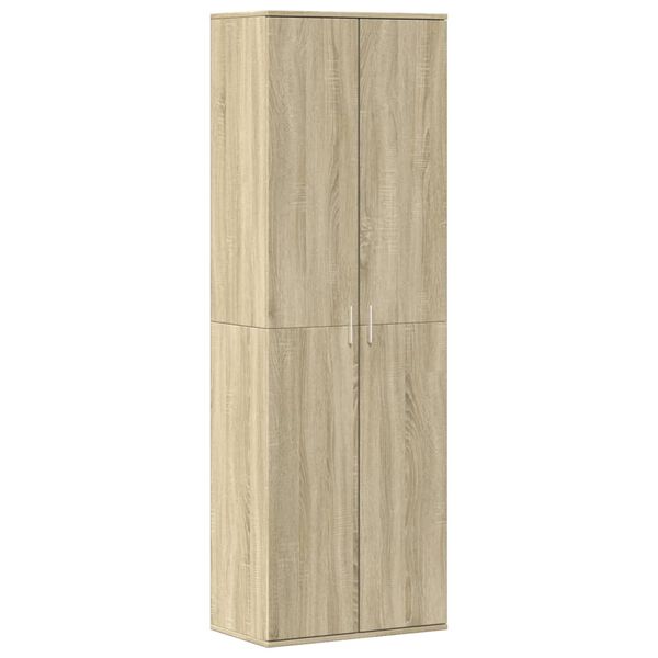 vidaXL Ντουλάπα Sonoma δρυς 60 x 35 x 180 εκ. από Επεξ. Ξύλο