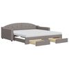 vidaXL &Kappa;&alpha;&nu;&alpha;&pi;έ&sigmaf; &Kappa;&rho;&epsilon;&beta;ά&tau;&iota; &Sigma;&upsilon;&rho;ό&mu;&epsilon;&nu;&omicron;&sigmaf; Taupe 100x200&epsilon;&kappa;. &Upsilon;&phi;&alpha;&sigma;&mu;ά&tau;&iota;&nu;&omicron;&sigmaf; &Sigma;&upsilon;&rho;&tau;ά&rho;&iota;&alpha;