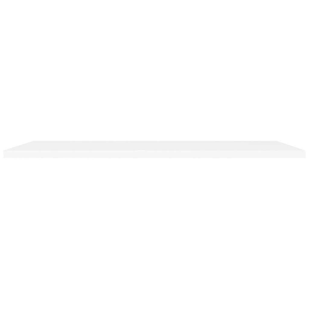 vidaXL Ράφι Τοίχου Άσπρο 120x23,5x3,8 εκ. MDF