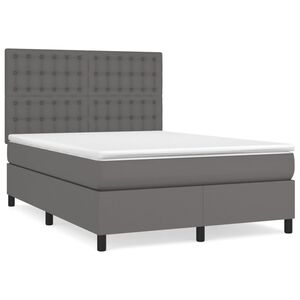 vidaXL &Kappa;&rho;&epsilon;&beta;ά&tau;&iota; Boxspring &mu;&epsilon; &Sigma;&tau;&rho;ώ&mu;&alpha; &Gamma;&kappa;&rho;&iota; 140x200&epsilon;&kappa;. &alpha;&pi;ό &Sigma;&upsilon;&nu;&theta;&epsilon;&tau;&iota;&kappa;ό &Delta;έ&rho;&mu;&alpha;