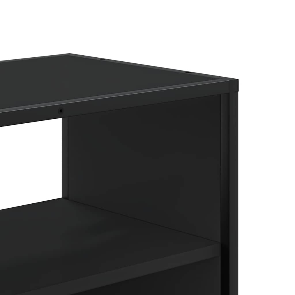 vidaXL Έπιπλο Τηλεόρασης Μαύρο 80x31x39,5 εκ. Επεξεργ. Ξύλο / Μέταλλο