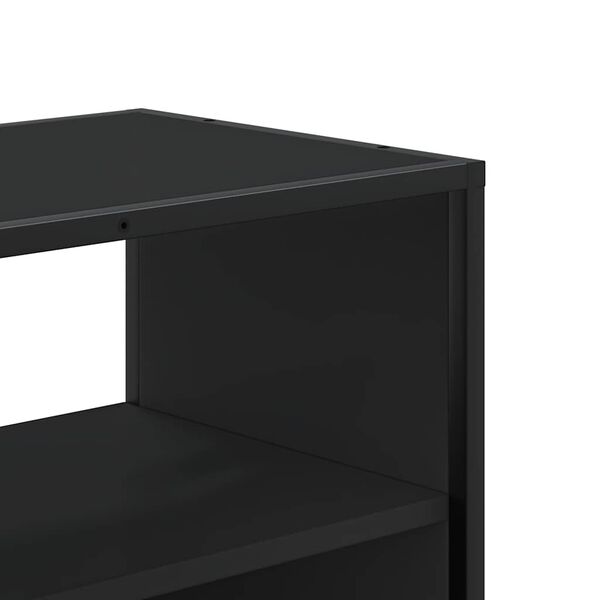 vidaXL Έπιπλο Τηλεόρασης Μαύρο 80x31x39,5 εκ. Επεξεργ. Ξύλο / Μέταλλο