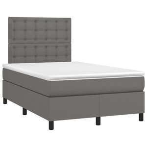 vidaXL &Kappa;&rho;&epsilon;&beta;ά&tau;&iota; Boxspring &mu;&epsilon; &Sigma;&tau;&rho;ώ&mu;&alpha; &Gamma;&kappa;&rho;&iota; 120x190&epsilon;&kappa;. &alpha;&pi;ό &Sigma;&upsilon;&nu;&theta;&epsilon;&tau;&iota;&kappa;ό &Delta;έ&rho;&mu;&alpha;