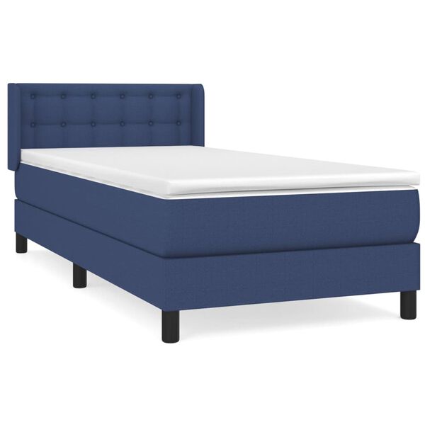 vidaXL &Kappa;&rho;&epsilon;&beta;ά&tau;&iota; Boxspring &mu;&epsilon; &Sigma;&tau;&rho;ώ&mu;&alpha; &Mu;&pi;&lambda;&epsilon; 90x200 &epsilon;&kappa;.&Upsilon;&phi;&alpha;&sigma;&mu;ά&tau;&iota;&nu;&omicron;