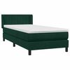 vidaXL Box Spring &kappa;&rho;&epsilon;&beta;ά&tau;&iota; &mu;&epsilon; &sigma;&tau;&rho;ώ&mu;&alpha; &sigma;&kappa;&omicron;ύ&rho;&omicron; &pi;&rho;ά&sigma;&iota;&nu;&omicron; 90x210&epsilon;&kappa;. &Beta;&epsilon;&lambda;&omicron;ύ&delta;&iota;&nu;&omicron;