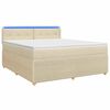 vidaXL &Kappa;&rho;&epsilon;&beta;ά&tau;&iota; box spring &mu;&epsilon; &sigma;&tau;&rho;ώ&mu;&alpha; &Kappa;&rho;&epsilon;&mu; 140 x 200 cm Ύ&phi;&alpha;&sigma;&mu;&alpha;