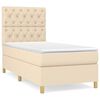 vidaXL &Kappa;&rho;&epsilon;&beta;ά&tau;&iota; Boxspring &mu;&epsilon; &Sigma;&tau;&rho;ώ&mu;&alpha; &Kappa;&rho;&epsilon;&mu; 80 x 200 &epsilon;&kappa;. &Upsilon;&phi;&alpha;&sigma;&mu;ά&tau;&iota;&nu;&omicron;