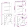 vidaXL Κλουβί με ράφι ASKIM Λευκό 91 x 40 x 200.5 εκ Μασίφ ξύλο πεύκου