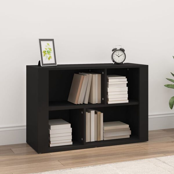vidaXL Ντουλάπι Μαύρο 80 x 30 x 54 εκ. από Επεξεργασμένο Ξύλο