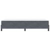 vidaXL Κρεβάτι box spring με στρώμα Σκούρο Γκρι 80 x 200 cm Βελούδο