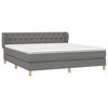 vidaXL &Kappa;&rho;&epsilon;&beta;ά&tau;&iota; Boxspring &mu;&epsilon; &Sigma;&tau;&rho;ώ&mu;&alpha; &Sigma;&kappa;&omicron;ύ&rho;&omicron; &Gamma;&kappa;&rho;&iota; 160x200 &epsilon;&kappa; &Upsilon;&phi;&alpha;&sigma;&mu;ά&tau;&iota;&nu;&omicron;