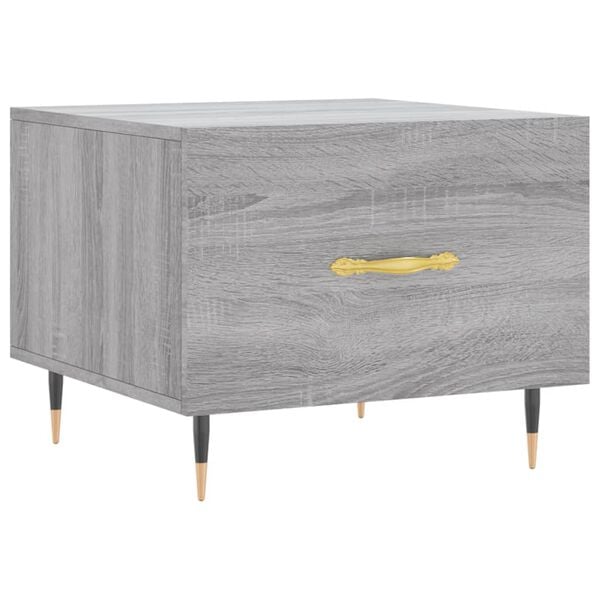 vidaXL Τραπεζάκι Σαλονιού Γκρι Sonoma 50x50x40 εκ. Επεξεργασμένο Ξύλο