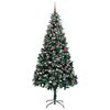 vidaXL Τεχνητό Χριστουγεννιάτικο Δέντρο με 300 LED Πράσινο 210 cm