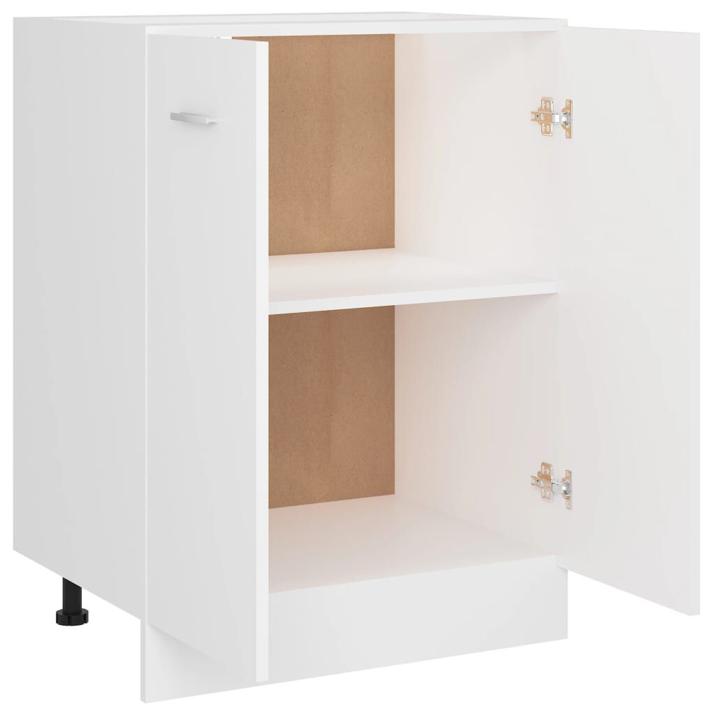 vidaXL Ντουλάπι Δαπέδου Lyon Λευκό 60x46x81,5 εκ. Επεξ. Ξύλο