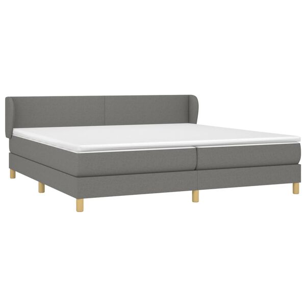 vidaXL &Kappa;&rho;&epsilon;&beta;ά&tau;&iota; Boxspring &mu;&epsilon; &Sigma;&tau;&rho;ώ&mu;&alpha; &Sigma;&kappa;&omicron;ύ&rho;&omicron; &Gamma;&kappa;&rho;&iota; 200x200 &epsilon;&kappa;. &Upsilon;&phi;&alpha;&sigma;&mu;ά&tau;&iota;&nu;&omicron;