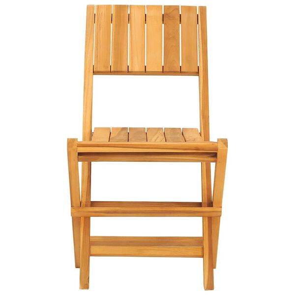 vidaXL Καρέκλες Κήπου Πτυσσόμενες 8 τεμ. 47x62x90 εκ. Μασίφ Ξύλο Teak