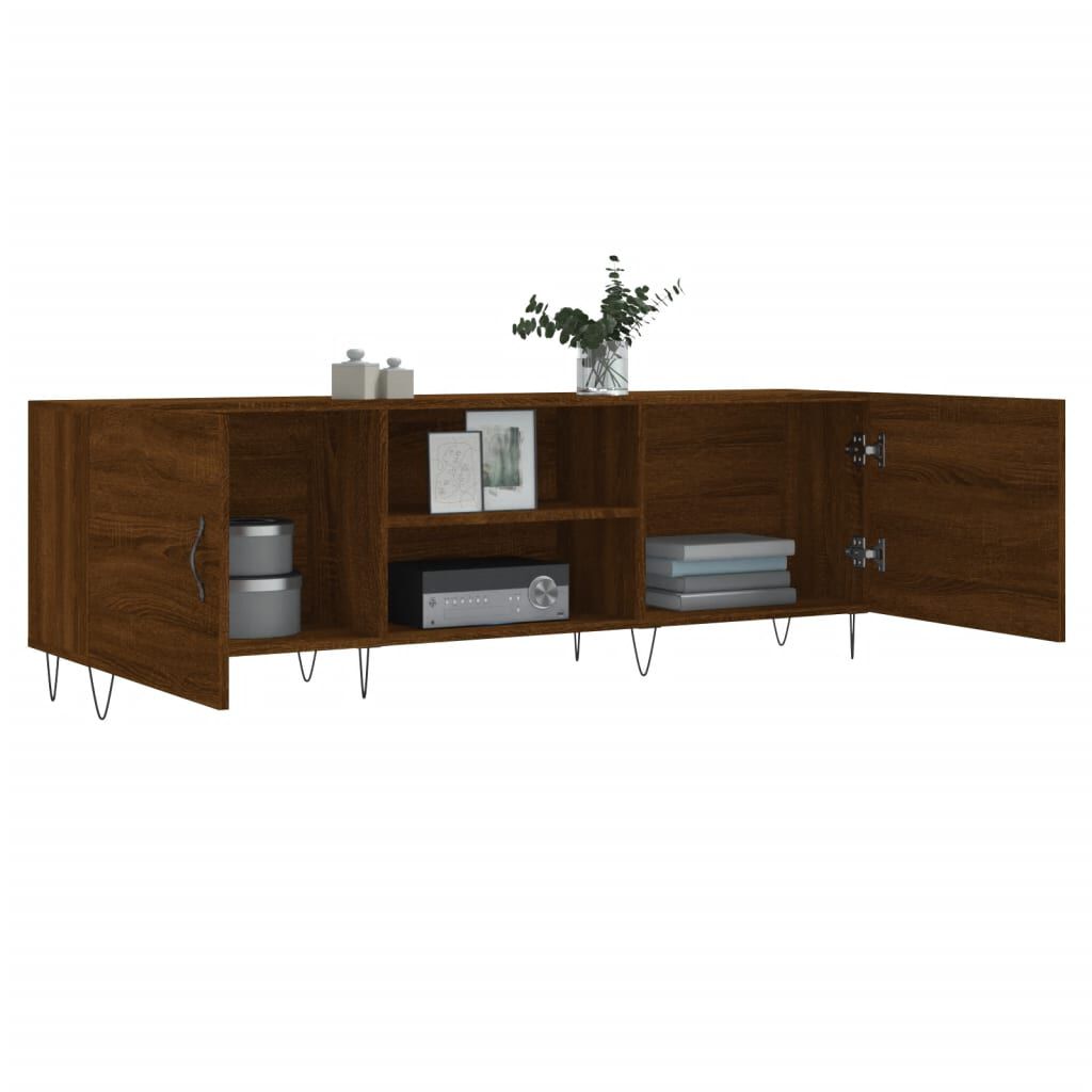 vidaXL Έπιπλο Τηλεόρασης Καφέ Δρυς 150x30x50 εκ. Επεξ. Ξύλο