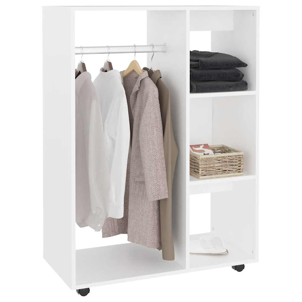 vidaXL Ντουλάπα Λευκή 80 x 40 x 110 εκ. από Επεξ. Ξύλο