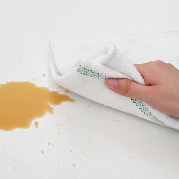 vidaXL Πανιά καθαρισμού 10 Τεμ. Λευκά με Πράσινες Ρίγες 50 x 60 εκ.