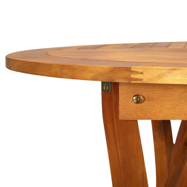 vidaXL Τραπέζι Κήπου 150 x 90 x 75 εκ. Μασίφ Ξύλο Ακακίας