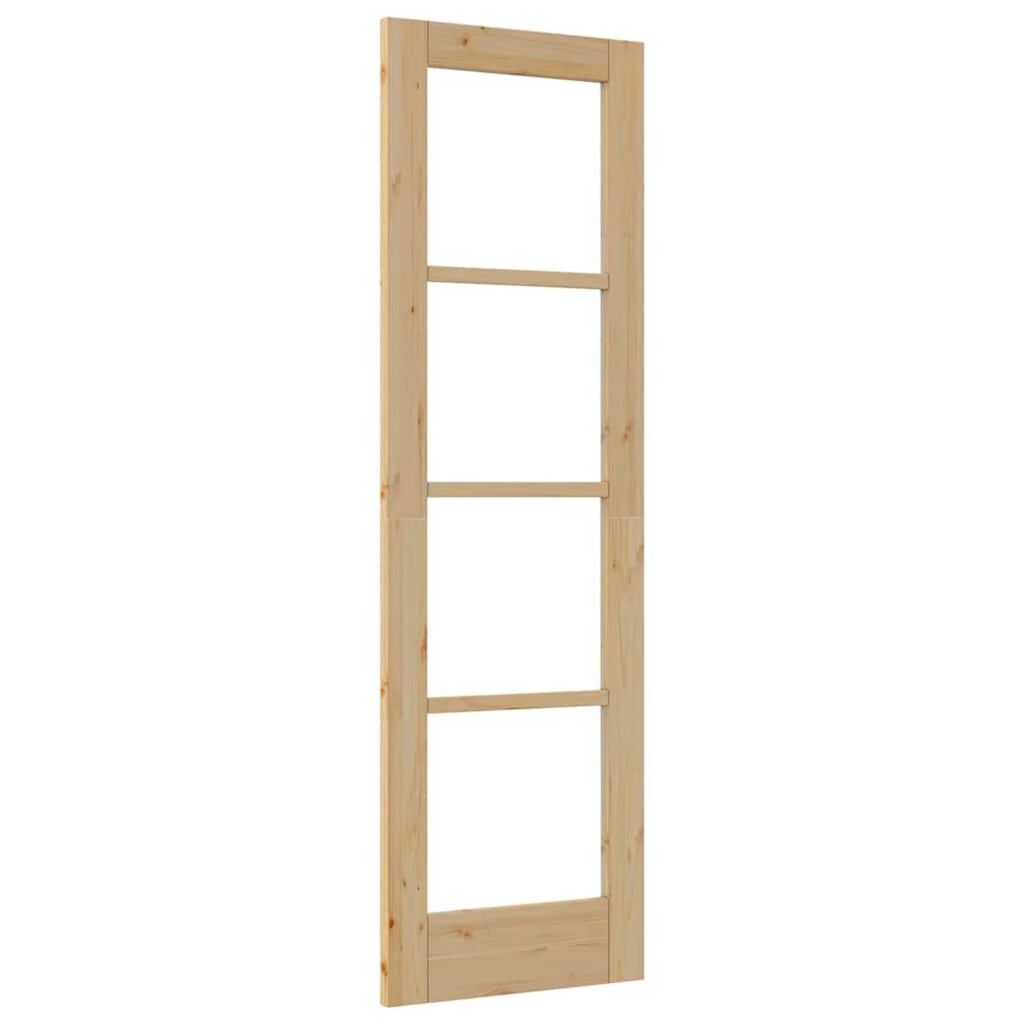 vidaXL Εσωτερική Πόρτα με Γυαλί ORKDAL Καφέ 61 x 198.5 εκ.