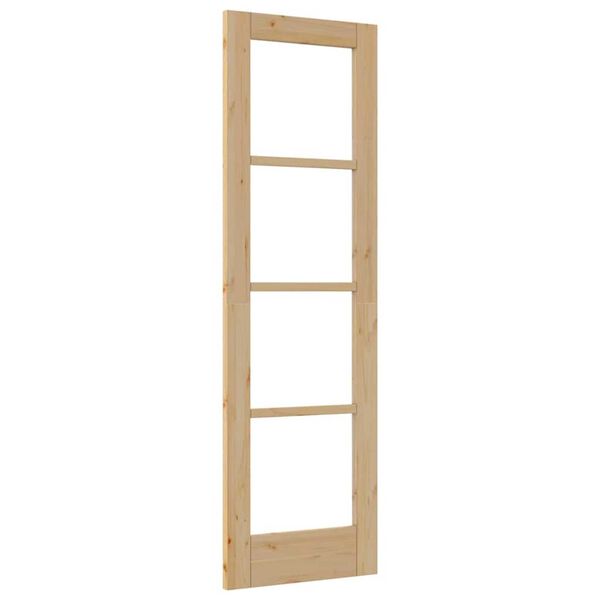 vidaXL Εσωτερική Πόρτα με Γυαλί ORKDAL Καφέ 61 x 198.5 εκ.