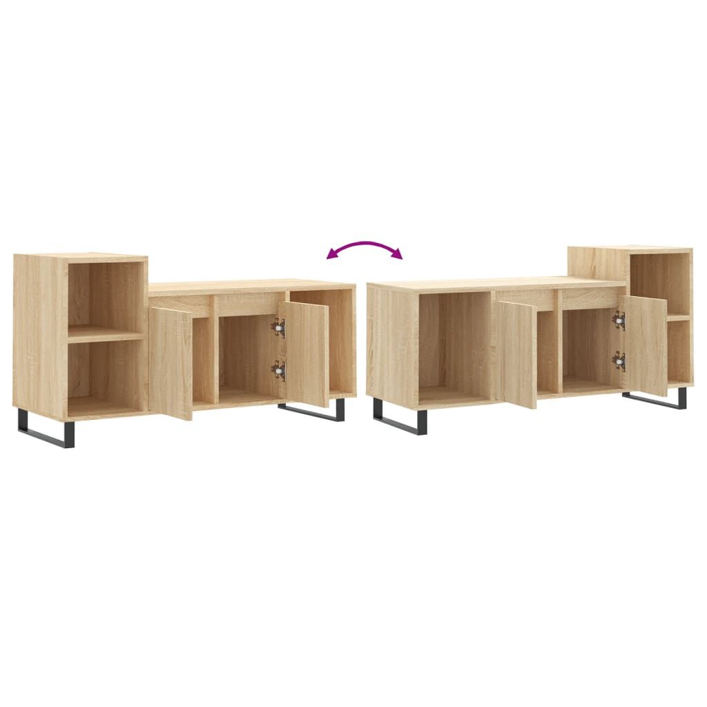 vidaXL Έπιπλο Τηλεόρασης Sonoma Δρυς 100x35x55 εκ. Επεξ. Ξύλο