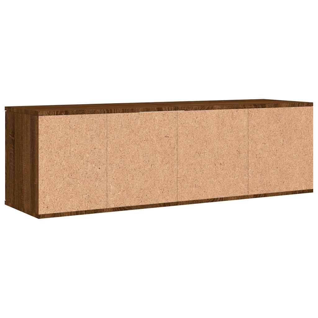 vidaXL Έπιπλο Τηλεόρασης Καφέ Δρυς 120x34x37 εκ. Επεξ. Ξύλο