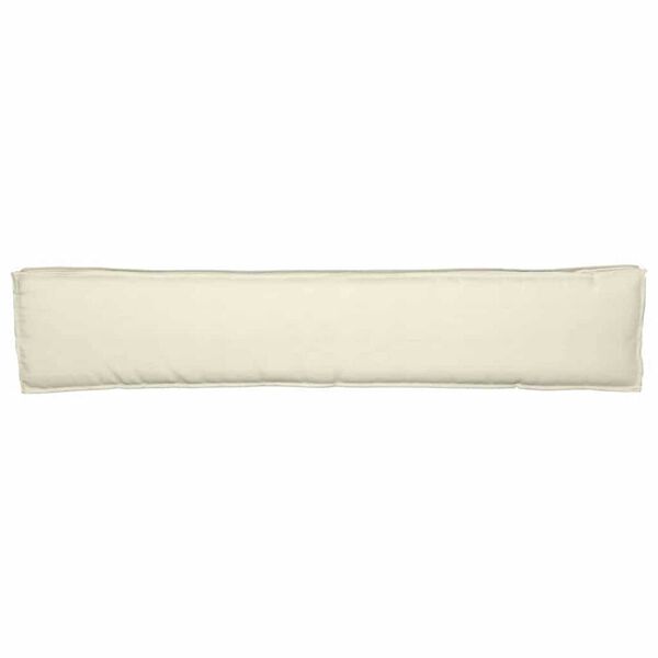 vidaXL Σετ Μαξιλαριών Πάγου 2 pcs Κρεμ 200 x 40 x 8 εκ. Ύφασμα Oxford