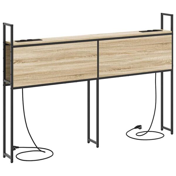 vidaXL Κεφαλάρι Αποθήκης Sonoma Δρυς 135 cm Επεξεργασμένο ξύλο