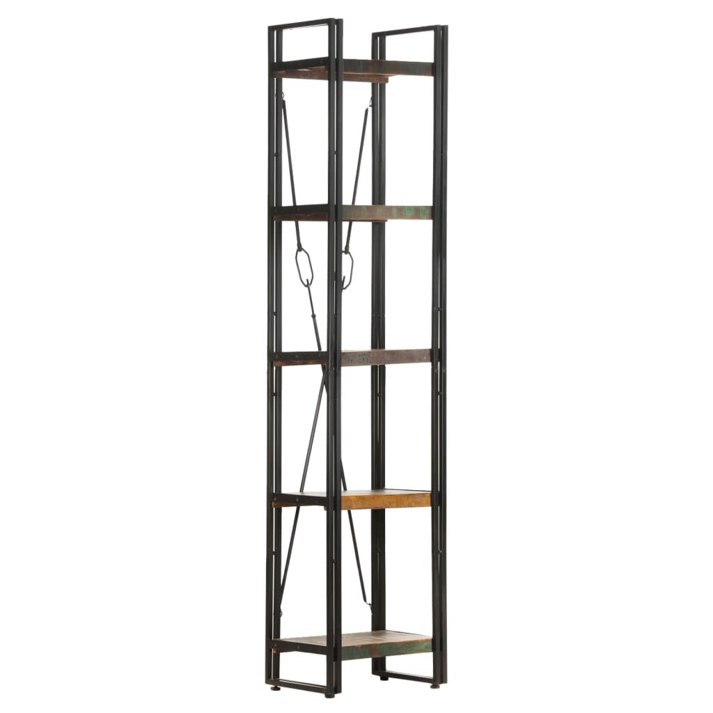 vidaXL Βιβλιοθήκη με 5 Επίπεδα 40x30x180 εκ. Μασίφ Ανακυκλωμένο Ξύλο