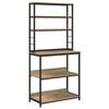 vidaXL &Rho;ά&phi;&iota; &Kappa;&omicron;&upsilon;&zeta;ί&nu;&alpha;&sigmaf; Artisan Oak 80 x 40 x 168 &epsilon;&kappa; &Epsilon;&pi;&epsilon;&xi;&epsilon;&rho;&gamma;&alpha;&sigma;&mu;έ&nu;&omicron; &xi;ύ&lambda;&omicron;