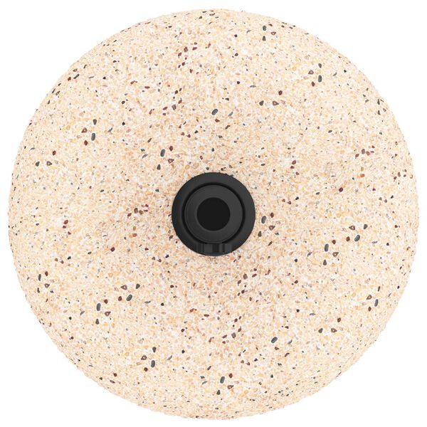 vidaXL Βάση για Ομπρέλες με Πόλους 37/42/52/58mm - Κίτρινη Σκυρόδεμα 20kg