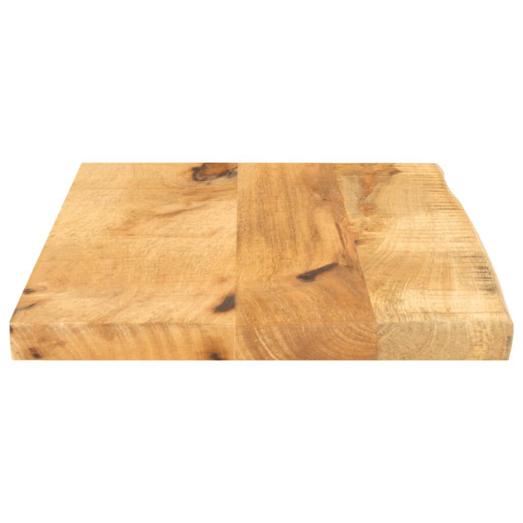 vidaXL Επιφάνεια Τραπεζιού 60x30x2,5 εκ. Live Edge Μασίφ Ξύλο Μάνγκο