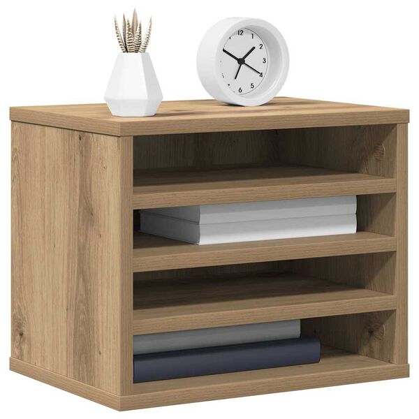 vidaXL Οργανωτής Γραφείου artisan δρυς 36 x 26 x 29.5 εκ