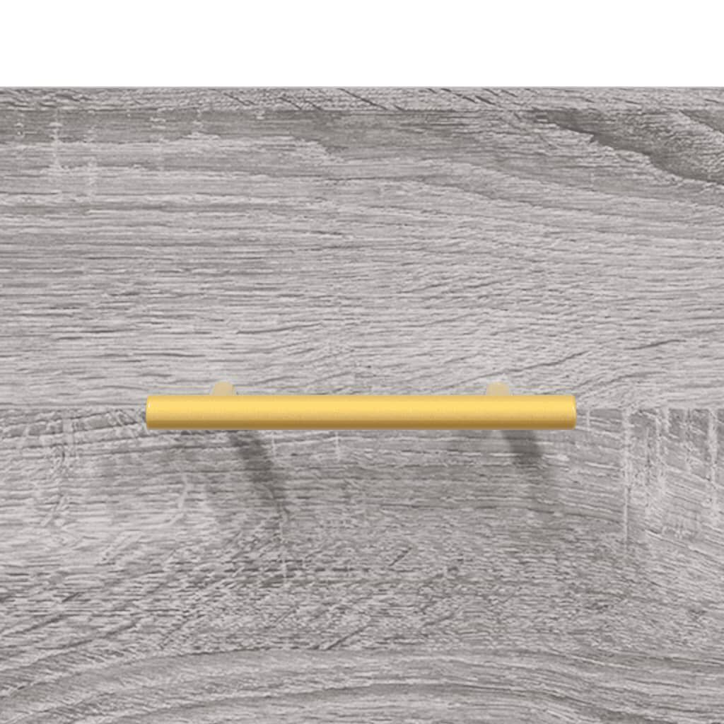 vidaXL Κομοδίνα Επιτοίχια Γκρι Sonoma 35 x 35 x 20 εκ.
