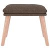 vidaXL Υποπόδιο Taupe 45 x 29,5 x 35 εκ. Υφασμάτινο