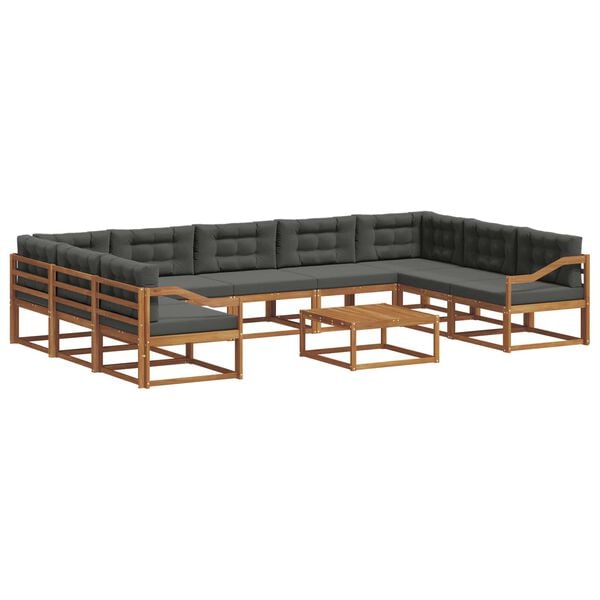 vidaXL &Sigma;&epsilon;&iota;&rho;ά &Kappa;&alpha;&nu;&alpha;&pi;έ &Epsilon;&xi;&omega;&tau;&epsilon;&rho;&iota;&kappa;&omicron;ύ &mu;&epsilon; &mu;&alpha;&xi;&iota;&lambda;ά&rho;&iota; 10 pcs &Phi;&upsilon;&sigma;&iota;&kappa;ό &kappa;&alpha;&iota; &Alpha;&nu;&theta;&rho;&alpha;&kappa;ί