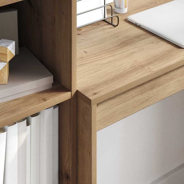 vidaXL Γραφείο με συρτάρι 2 pcs Artisan Oak