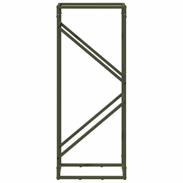 vidaXL Ράφι για καυσόξυλα 40x25x100 εκ. Ατσάλι ψυχρής έλασης