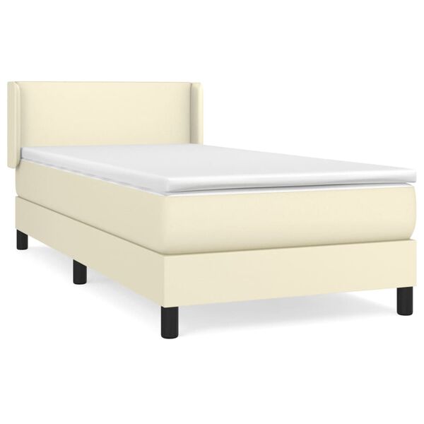 vidaXL &Kappa;&rho;&epsilon;&beta;ά&tau;&iota; Boxspring &mu;&epsilon; &Sigma;&tau;&rho;ώ&mu;&alpha; &Kappa;&rho;&epsilon;&mu; 80 x 200 &epsilon;&kappa;. &Sigma;&upsilon;&nu;&theta;&epsilon;&tau;&iota;&kappa;ό &Delta;έ&rho;&mu;&alpha;