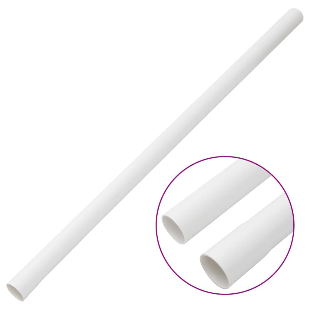 vidaXL Κανάλι Καλωδίων με Κλιπ Ø30 χιλ. 10 μ. από PVC