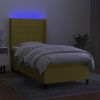 vidaXL &Kappa;&rho;&epsilon;&beta;ά&tau;&iota; Boxspring &mu;&epsilon; &Sigma;&tau;&rho;ώ&mu;&alpha; & LED &Pi;&rho;ά&sigma;&iota;&nu;&omicron; 100x200 &epsilon;&kappa; &Upsilon;&phi;&alpha;&sigma;&mu;ά&tau;&iota;&nu;&omicron;