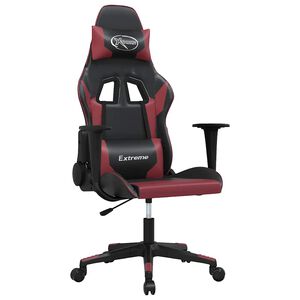 vidaXL &Kappa;&alpha;&rho;έ&kappa;&lambda;&alpha; Gaming &Mu;&alpha;ύ&rho;&omicron;/&Mu;&pi;&omicron;&rho;&nu;&tau;ό &alpha;&pi;ό &Sigma;&upsilon;&nu;&theta;&epsilon;&tau;&iota;&kappa;ό &Delta;έ&rho;&mu;&alpha;