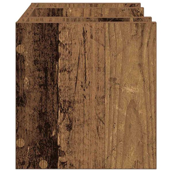 vidaXL Οργανωτής Γραφείου Ξύλο 44.5x24x25 cm