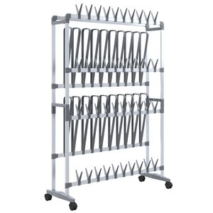 vidaXL &Pi;&alpha;&pi;&omicron;&upsilon;&tau;&sigma;&omicron;&theta;ή&kappa;&eta; &mu;&epsilon; &Rho;ό&delta;&epsilon;&sigmaf; &Alpha;&sigma;&eta;&mu;ί 89 x 27 x 120 &epsilon;&kappa;.