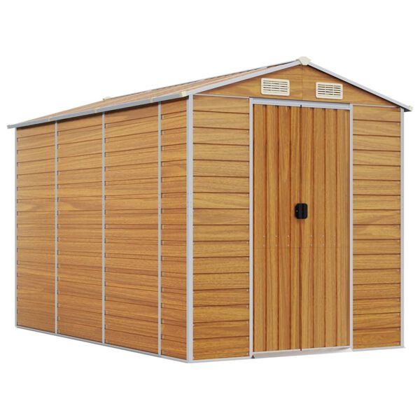 vidaXL Φωτιστικό Κήπου Καφέ 191 x 300 x 198 εκ. από Γαλβανισμένο Ατσάλι