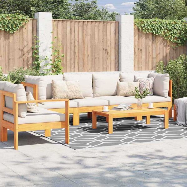 vidaXL Χαλί εξωτερικού χώρου Γκρι και λευκό 250 x 250 cm PP