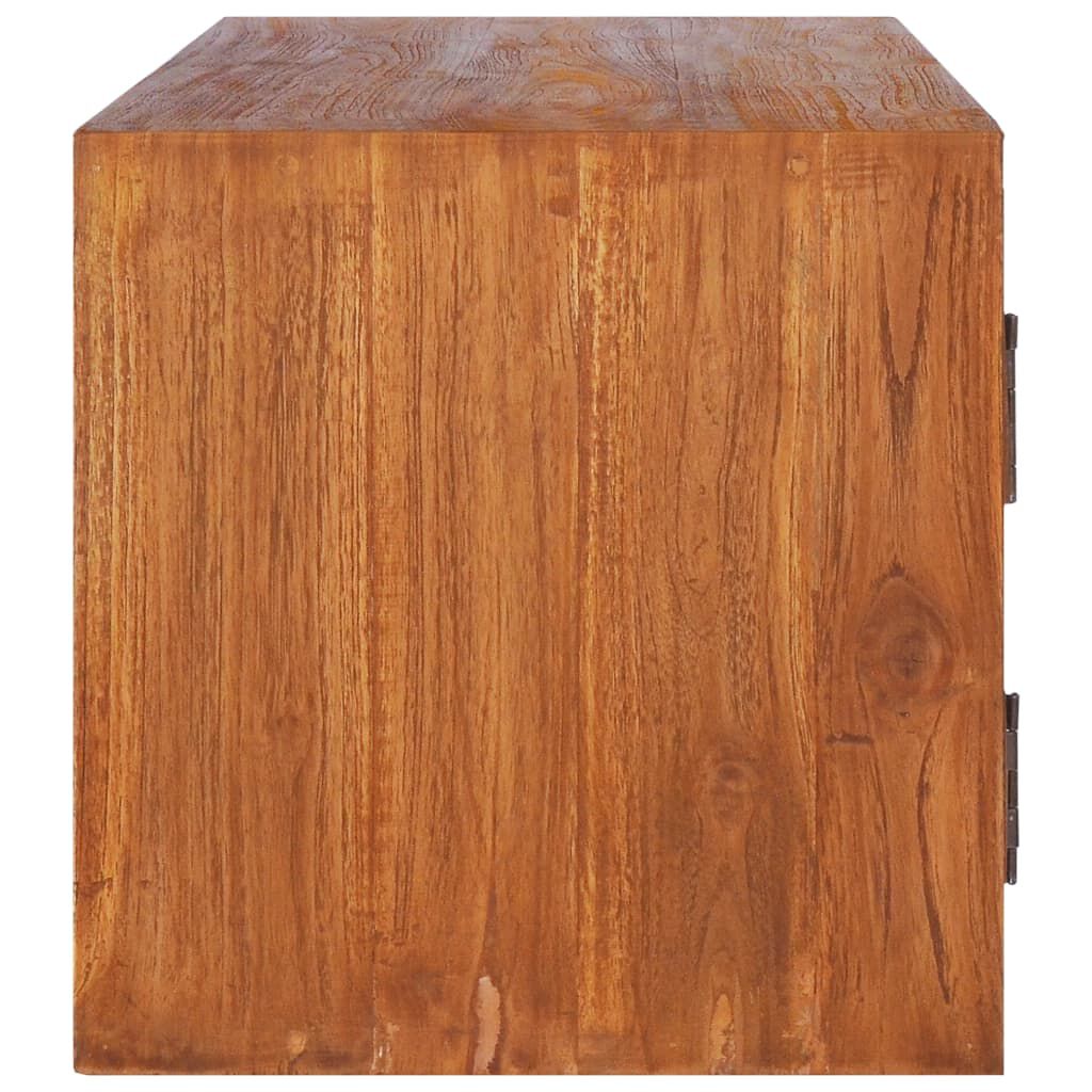 vidaXL Έπιπλο Τηλεόρασης Επιτοίχιο 180 x 30 x 30 από Μασίφ Ξύλο Teak